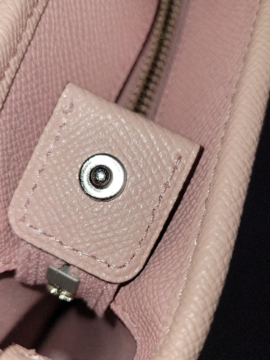 Coach Blush Pink Leather Tote with Double Straps - Picture 14 of 15